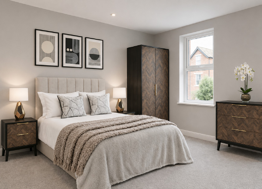 Gawsworth Collection bedroom