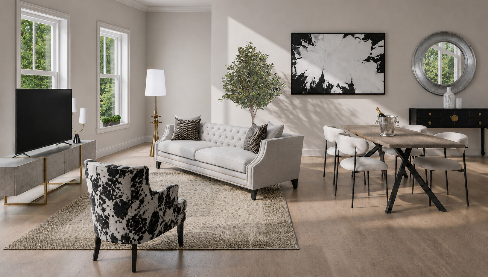 Coordinated interior scheme
