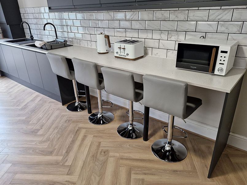 Styled dining space