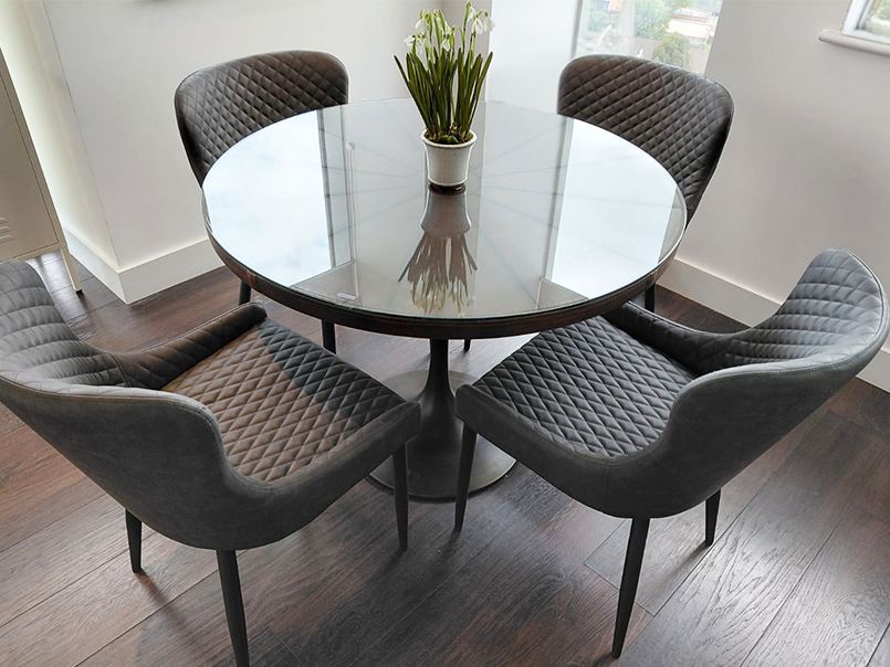 Styled dining space