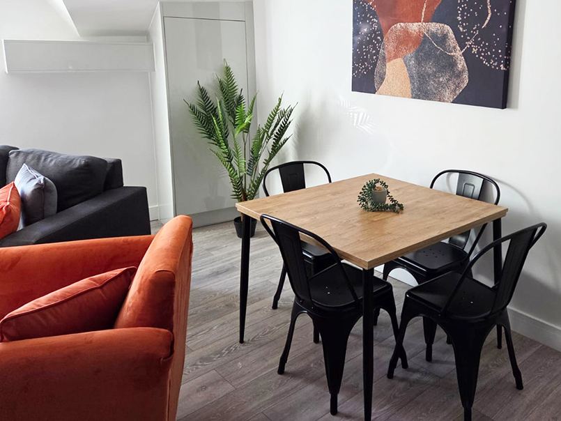Styled dining space
