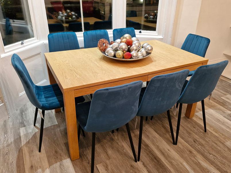 Styled dining space