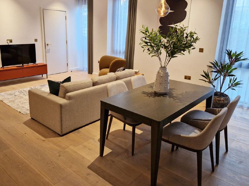 Styled dining space