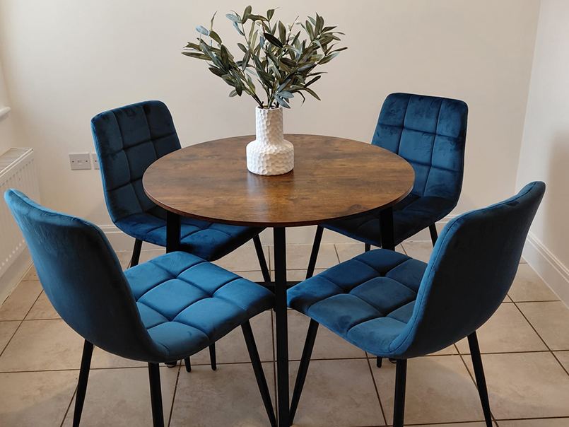 Styled dining space