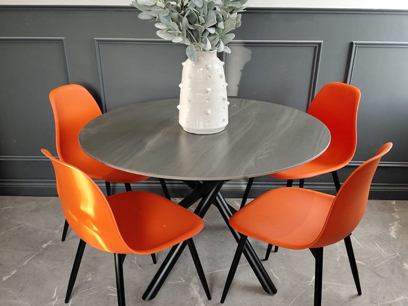 Styled dining space