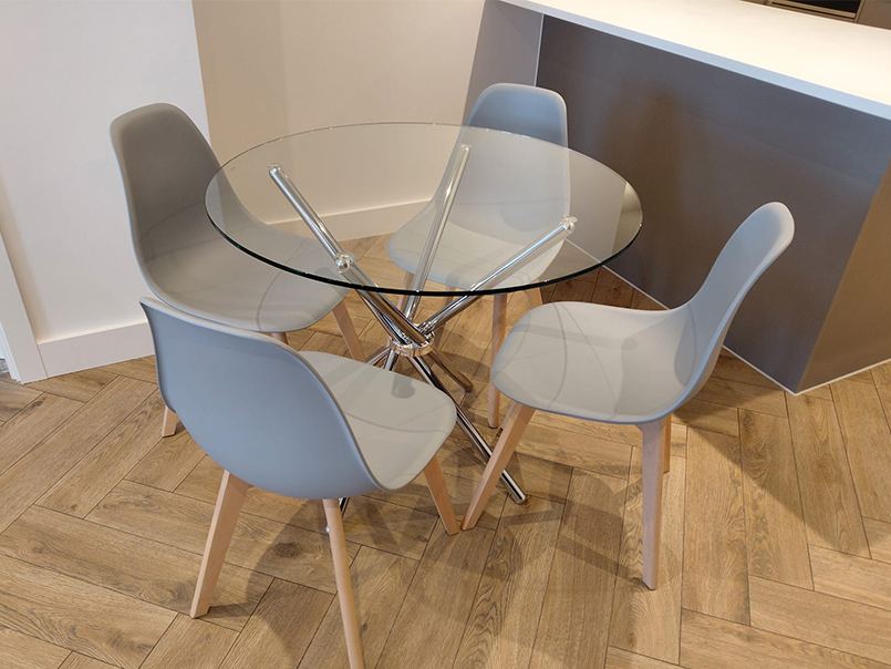 Styled dining space