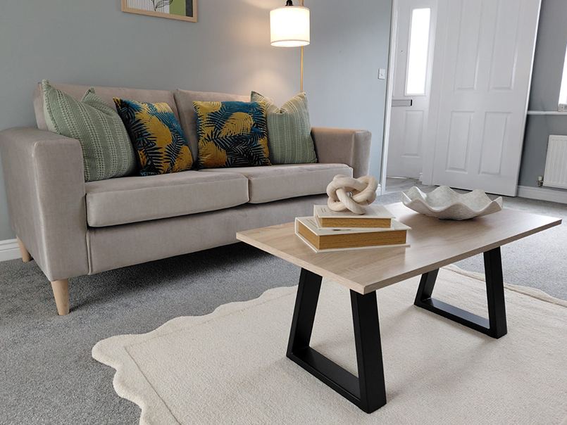 Styled living and lounge space