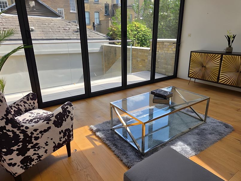 Styled living and lounge space