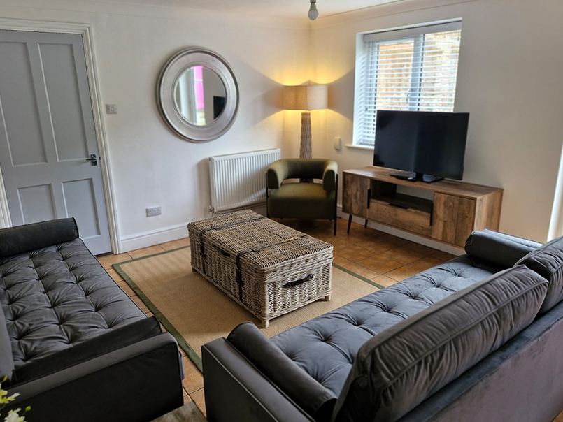 Styled living and lounge space