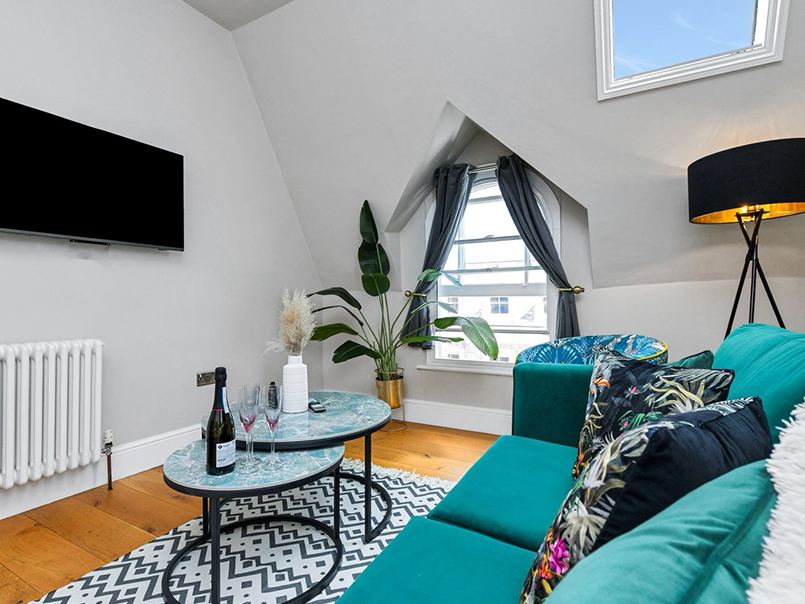 Styled living and lounge space