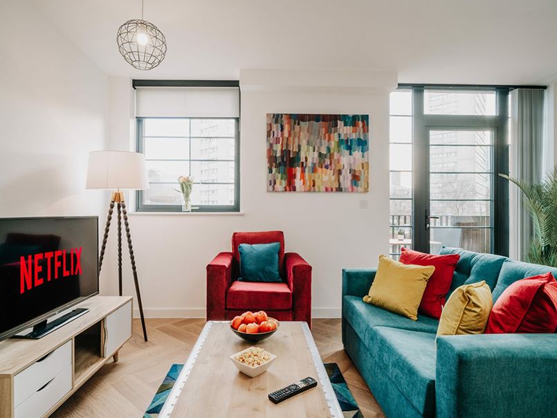 Styled living and lounge space